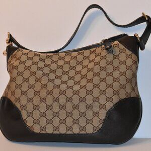 Vintage Gucci GG canvas Charlotte Hobo bag